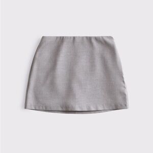 Abercrombie & Fitch Scarlett Mini Skort – Gray – Size S – Mid Rise